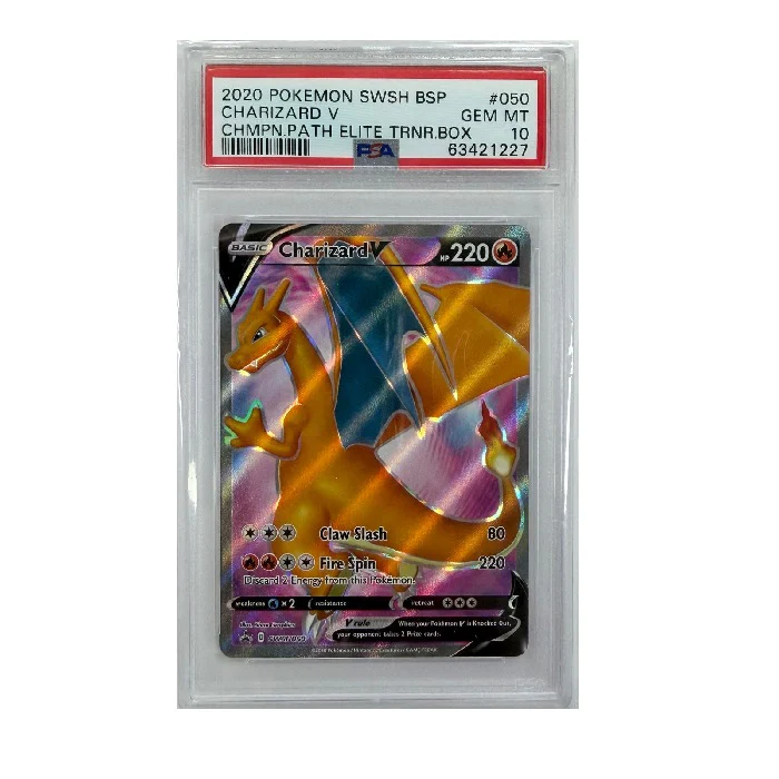 2020 Pokemon Black Star Promo Charizard SWSH050 PSA 10 GEM MT Preowned