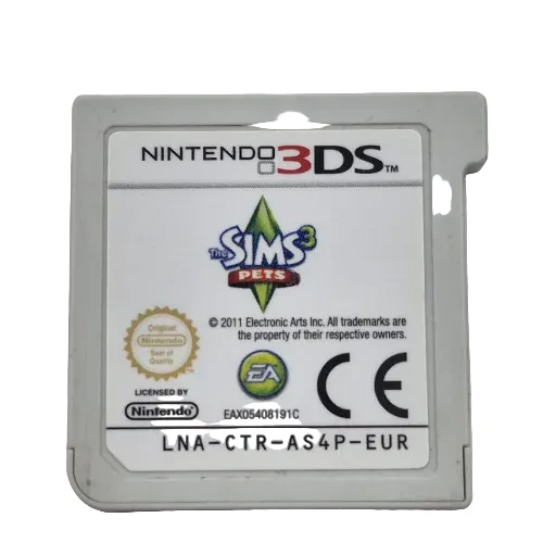 3DS - The Sims 3: Pets (12) Unboxed Preowned