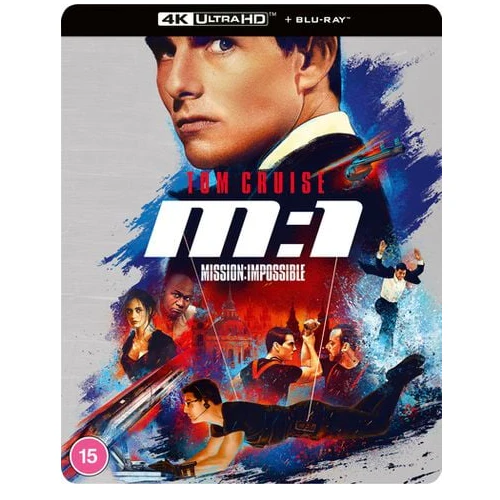 4K Blu-Ray - Mission: Impossible 1996 Limited Edition Steel Book (15) Preowned