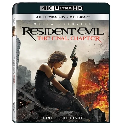 4K Blu-Ray - Resident Evil The Final Chapter (15) Preowned