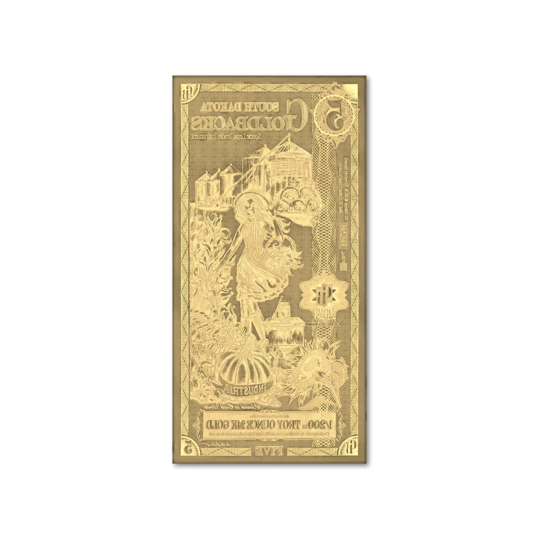 5 Goldback - South Dakota - Image 2
