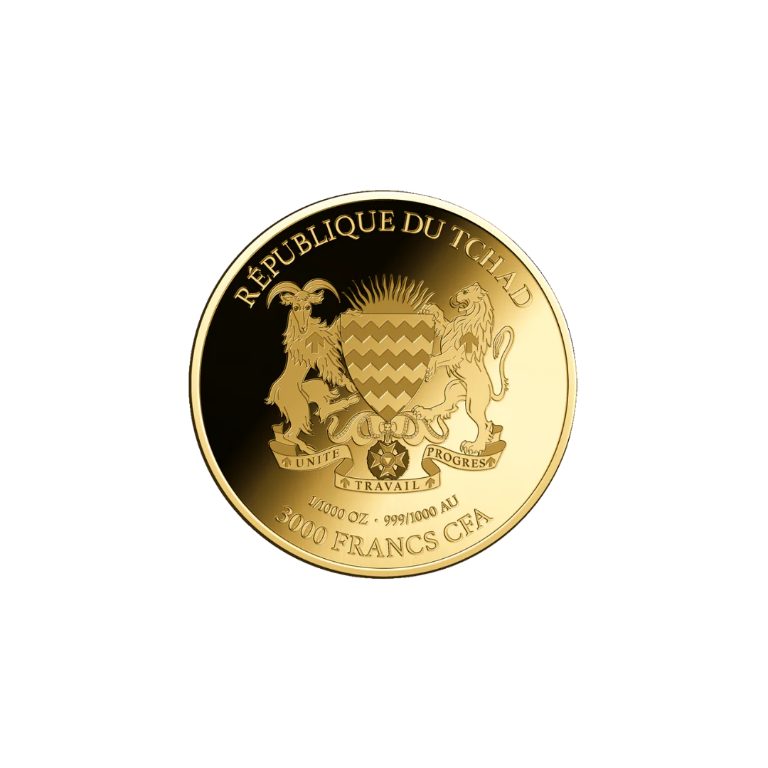 American Rhinoceros Coin Card 999/1000 1/1000oz - Gold Gift Preowned - Image 4