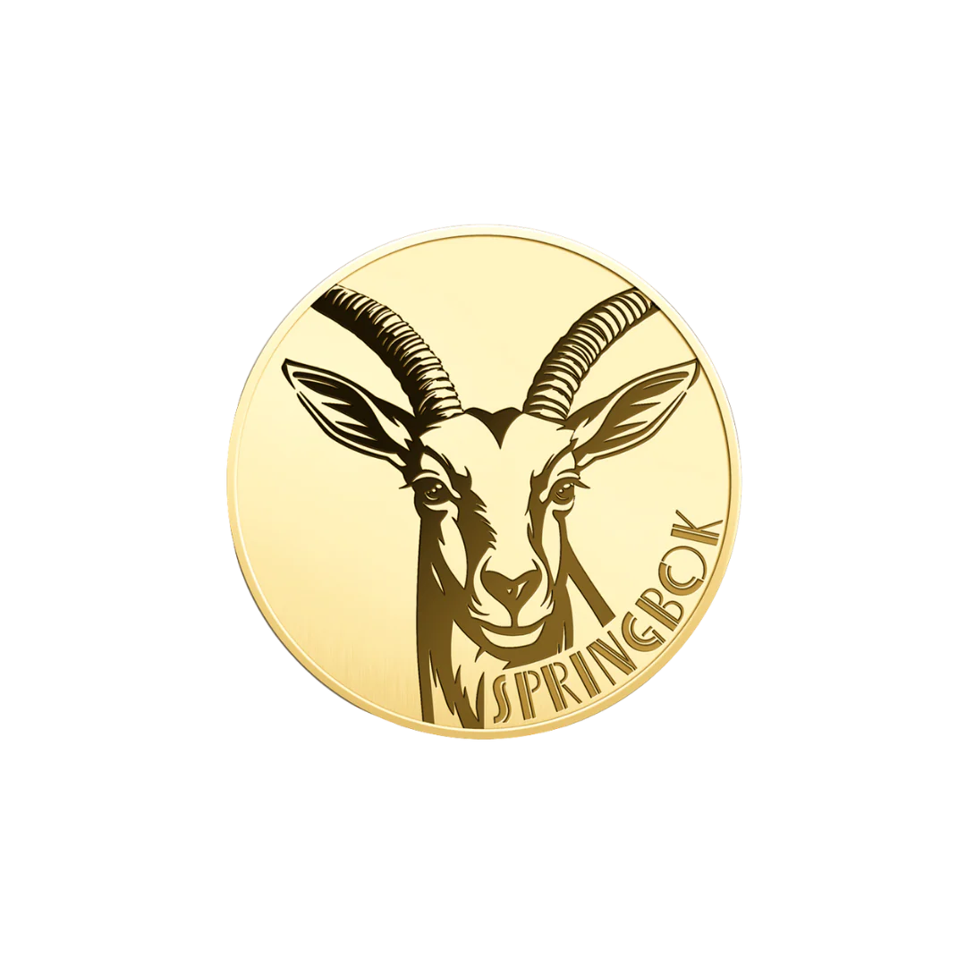 American Springbok Coin Card 999/1000 1/1000oz - Gold Gift Preowned - Image 3