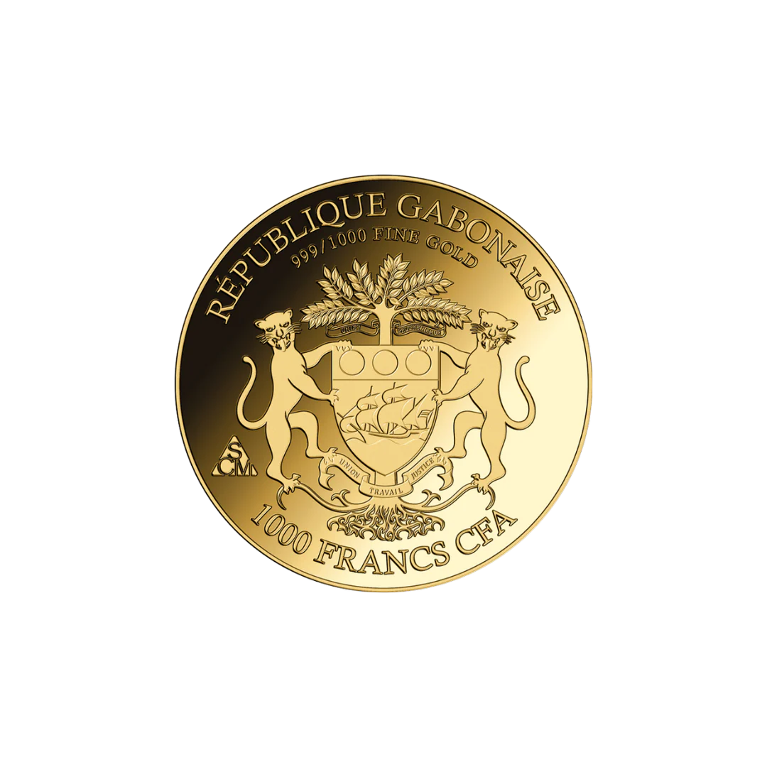 American Springbok Coin Card 999/1000 1/1000oz - Gold Gift Preowned - Image 4