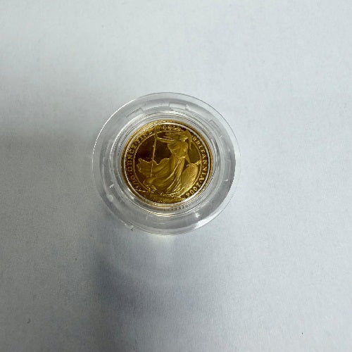 Britannia 2004 Gold Proof 1/10oz 999 Fine Gold Coin - Image 2
