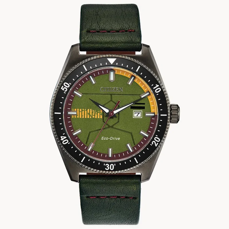 Citizen Star Wars Bobba Fett Eco-Drive Quartz BU2058-00W Grade B Preowned