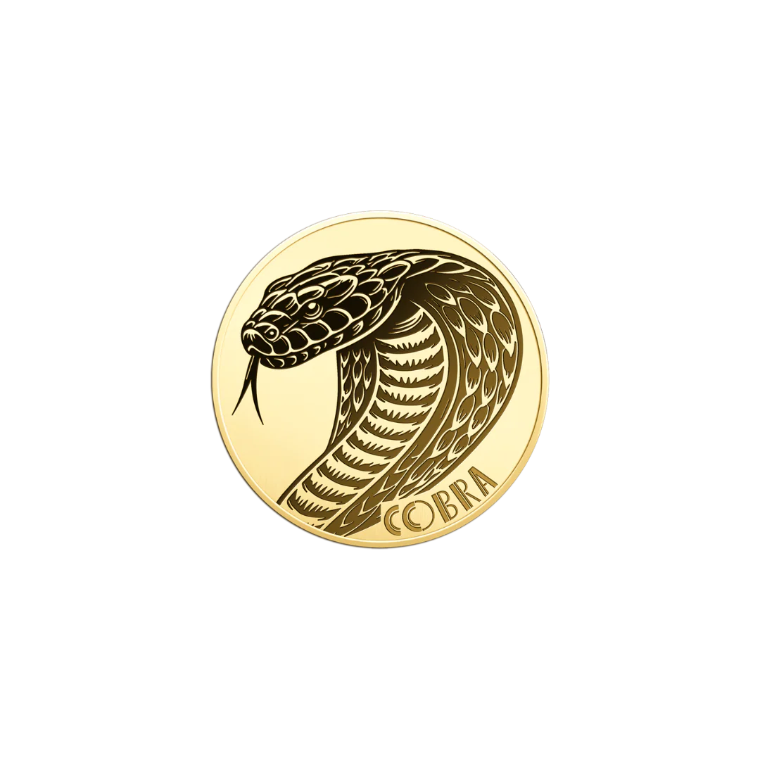 Cobra Coin Card - Gold Gift - Image 3