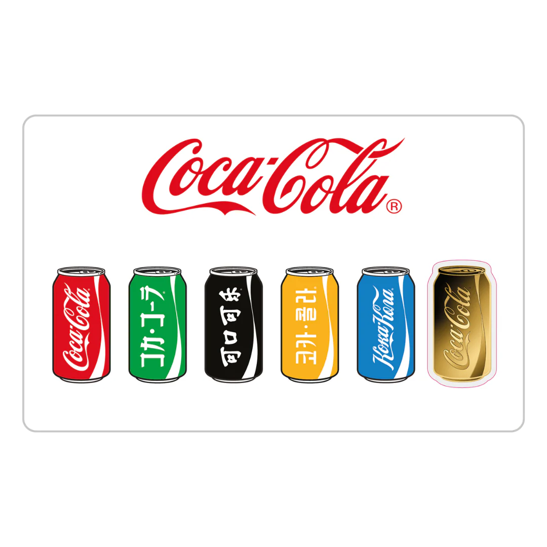 Coca Cola Can Coin Card - Gold Gift - Image 3