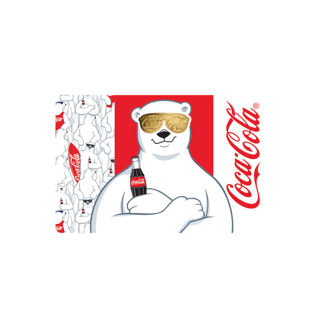 Coca Cola Sunglasses - Gold Gift