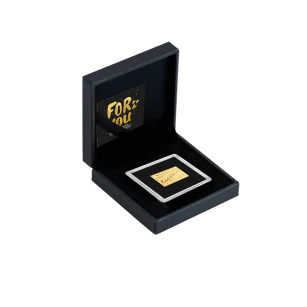 Congratulation Gold Coin - Gold Gift - In Gift Box - Image 3