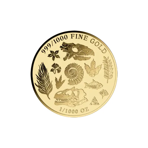 Dinosaur T-Rex Gold Card - Gold Gift - Image 4