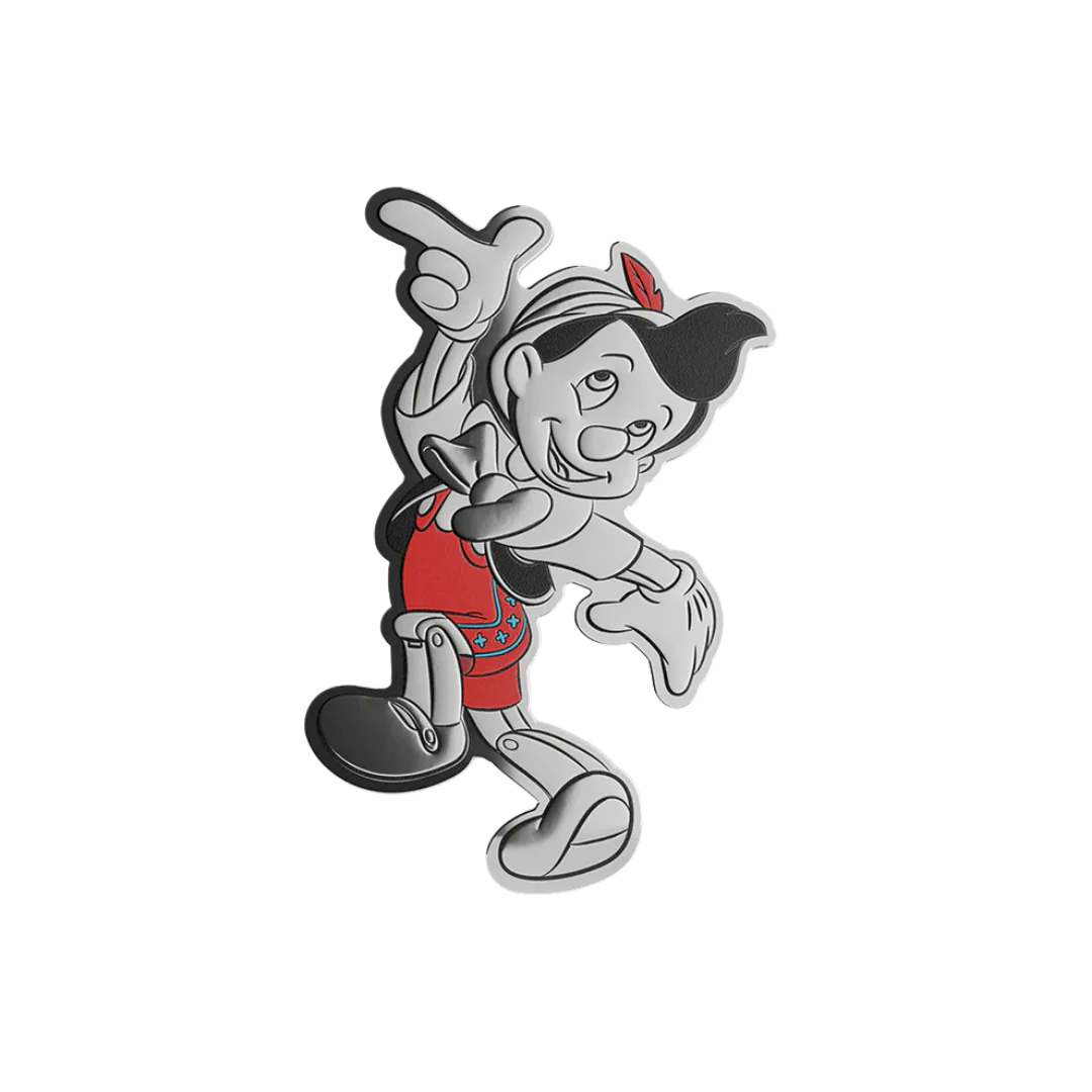 Disney Pinocchio - Collectible Set 3/4 oz Silver Coin + 5g Silver Foil Set - Image 4