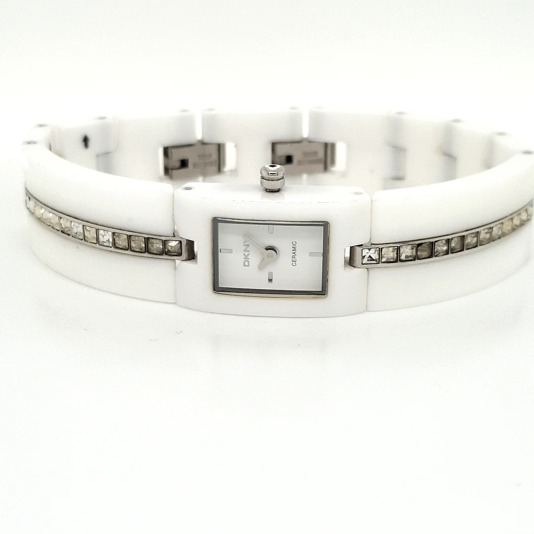 DKNY Ceramic Watch White Preowned