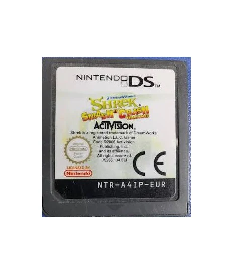 DS - Shrek - Smash & Crash (3) Unboxed Preowned