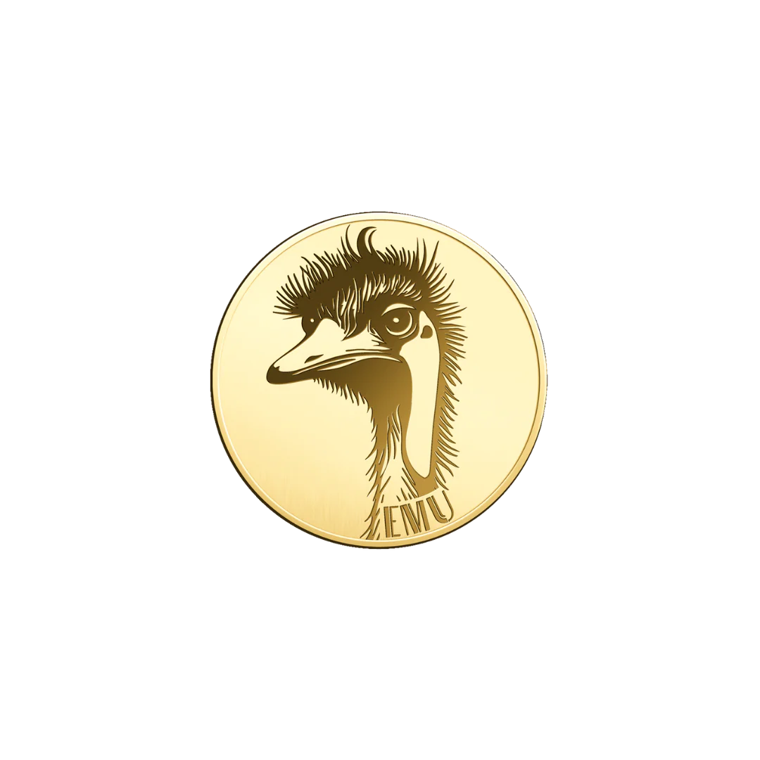 Emu Coin Card - Gold Gift - Image 3