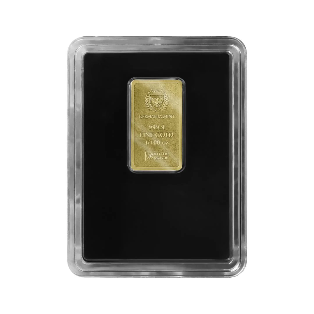 Germania Mint 1/100oz Au999.9 Stamped Bar - Image 2