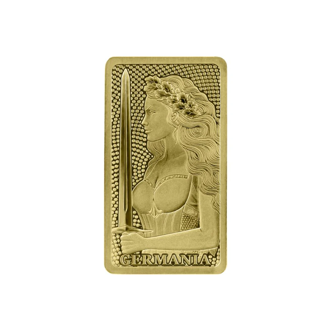 Germania Mint 1/100oz Au999.9 Stamped Bar - Image 3