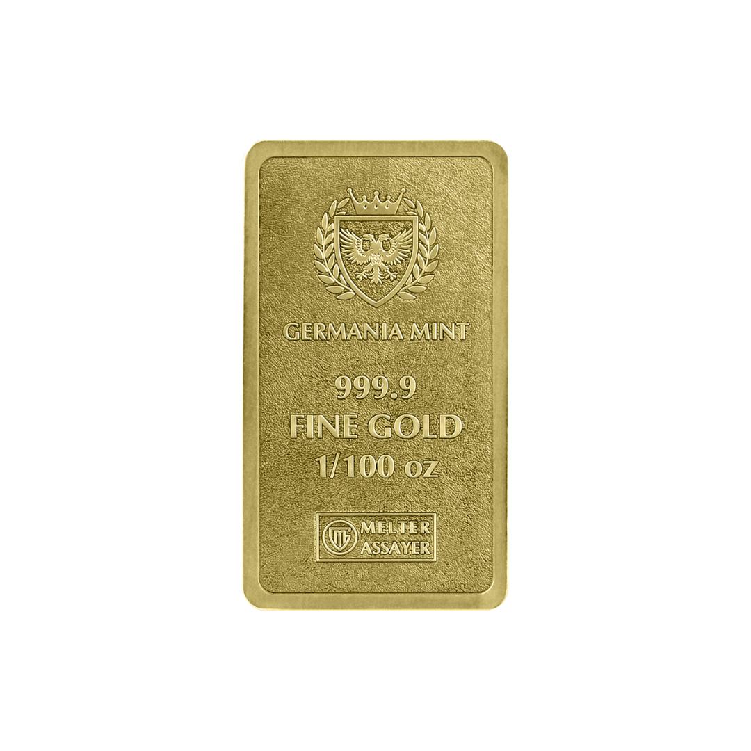 Germania Mint 1/100oz Au999.9 Stamped Bar - Image 4