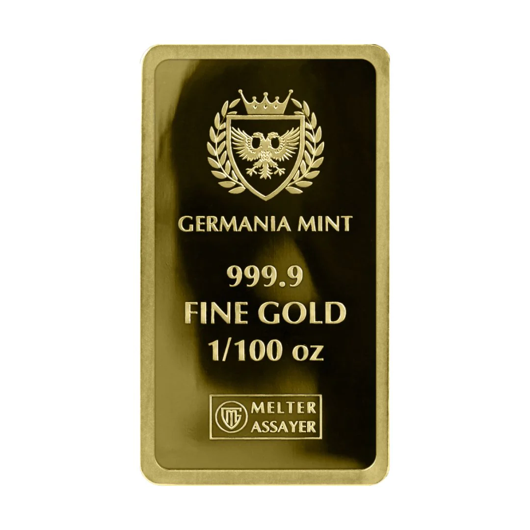 Germania Mint 1/100oz Au999.9 Stamped Bar Proof - Image 4