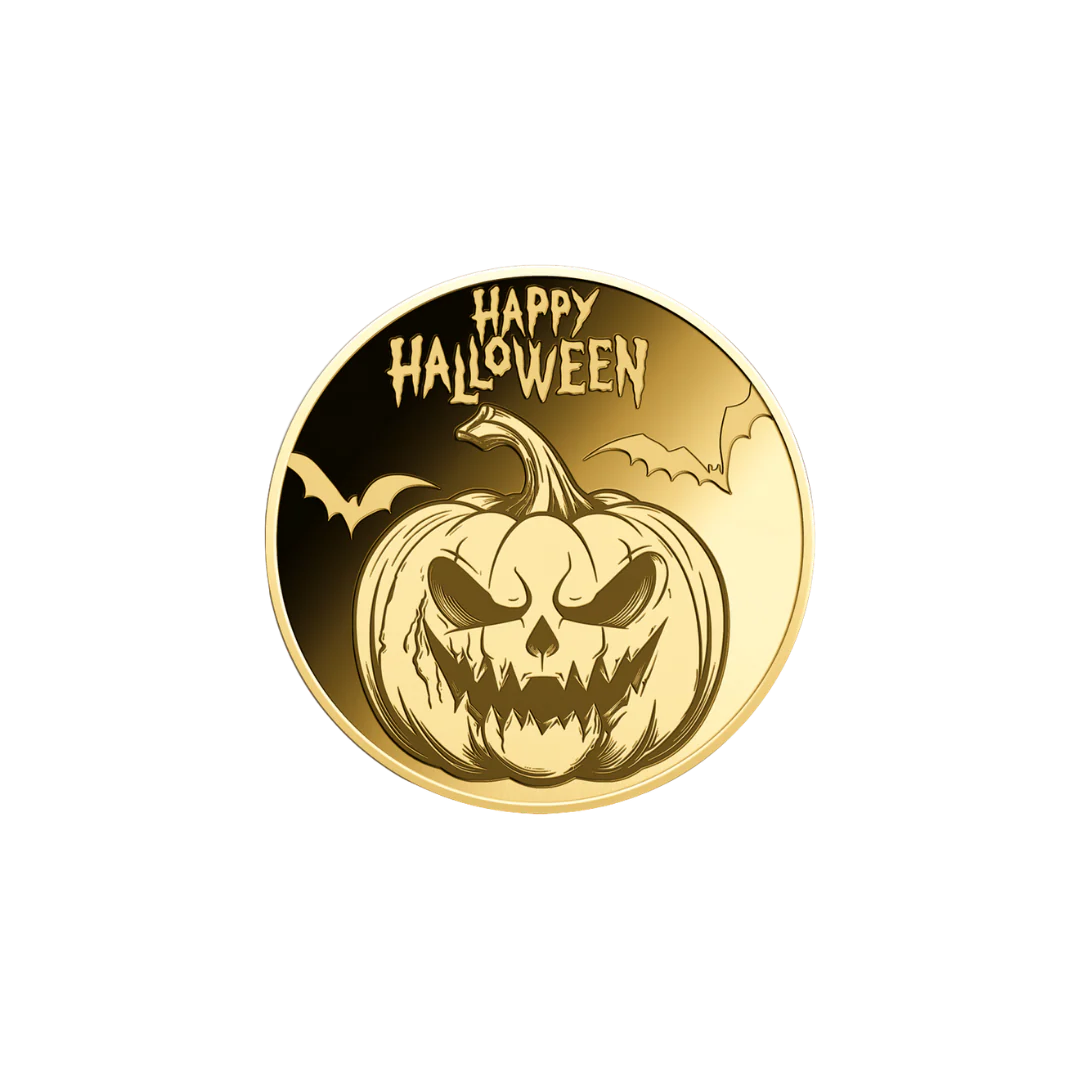 Halloween Coin Card 999/1000 1/1000oz - Gold Gift - Image 3