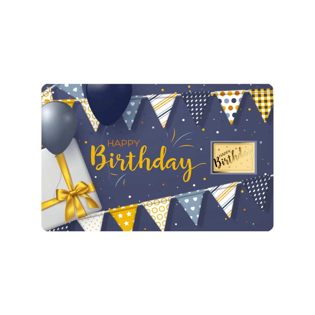 Happy Birthday Coin Card 999/1000 1/1000oz - Gold Gift - Image 3