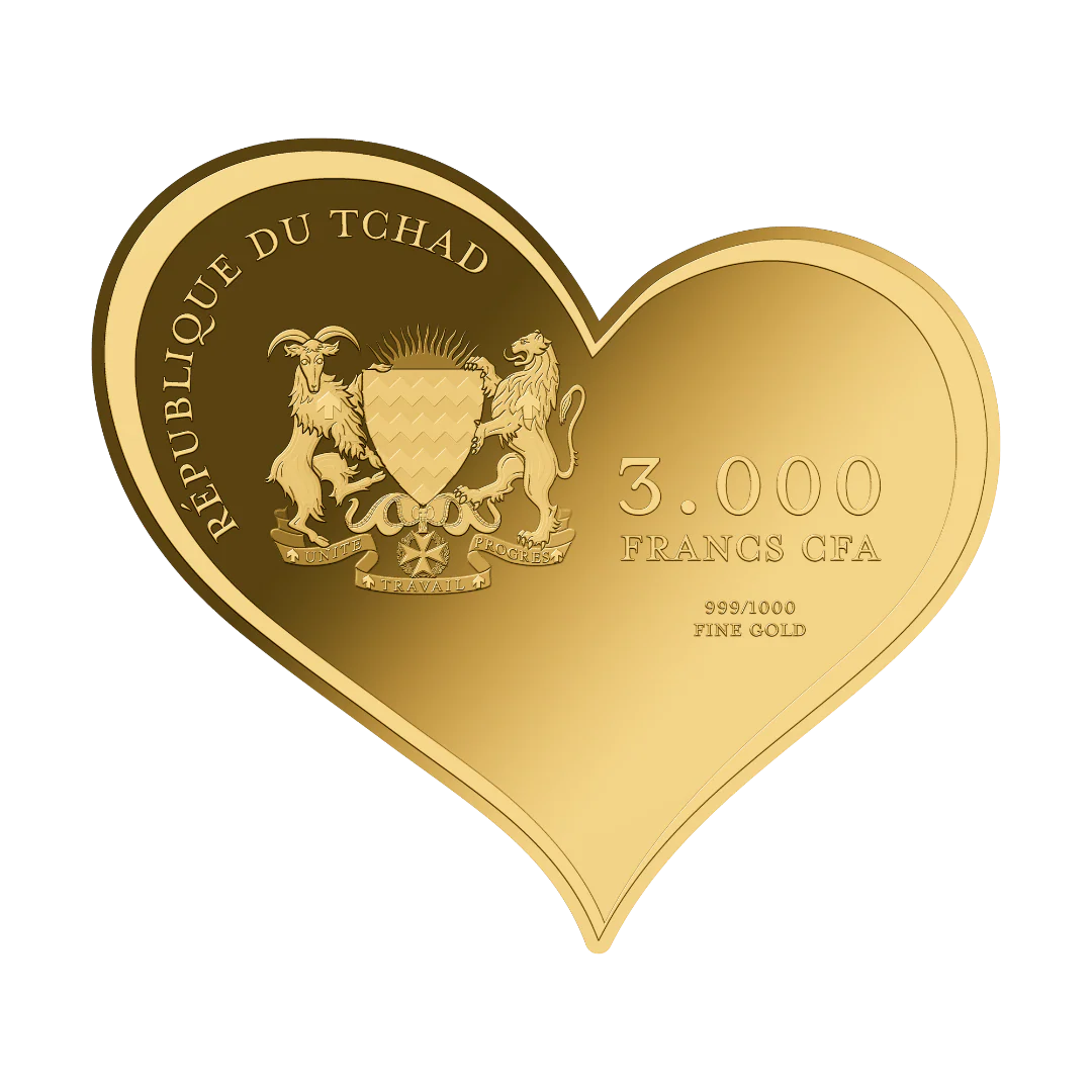Heart Best Mom - Gold Gift - In Gift Box - Image 2