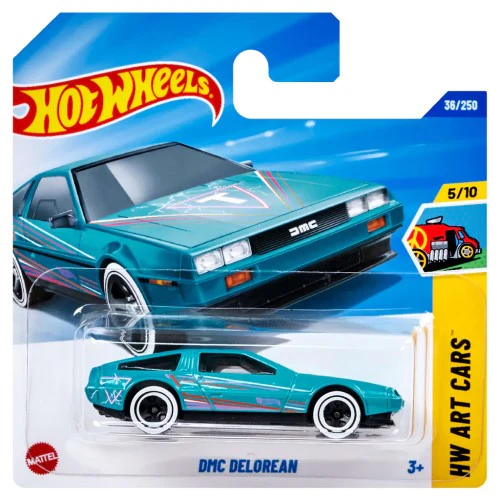 Hot Wheels - HW Art Cars 36/250 [2025] DMC Delorean (3+) Preowned