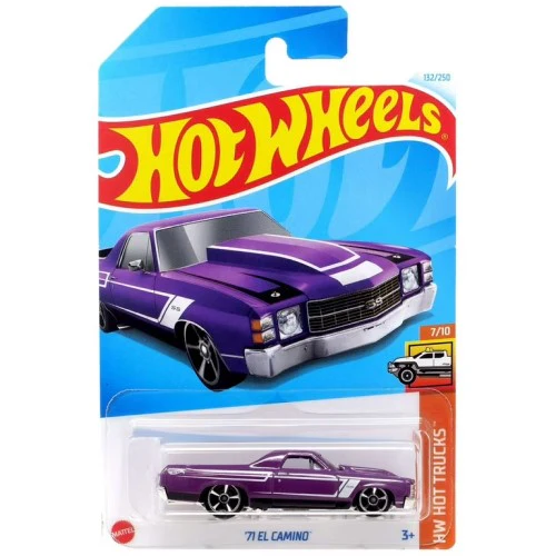 Hot Wheels - HW Hot Trucks 132/250 [2021] '71 El Camino (3+) Preowned