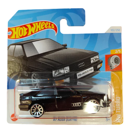 Hot Wheels - HW Turbo 102/250 '87 Audi Quattro (3+) Preowned