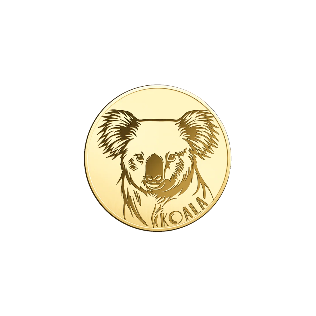 Koala Coin Card - Gold Gift - Image 3