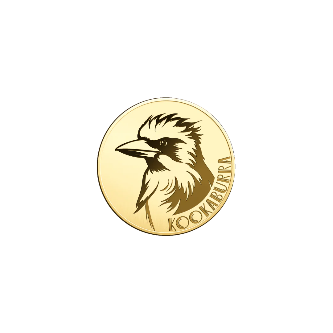 Kookaburra Coin Card - Gold Gift - Image 3