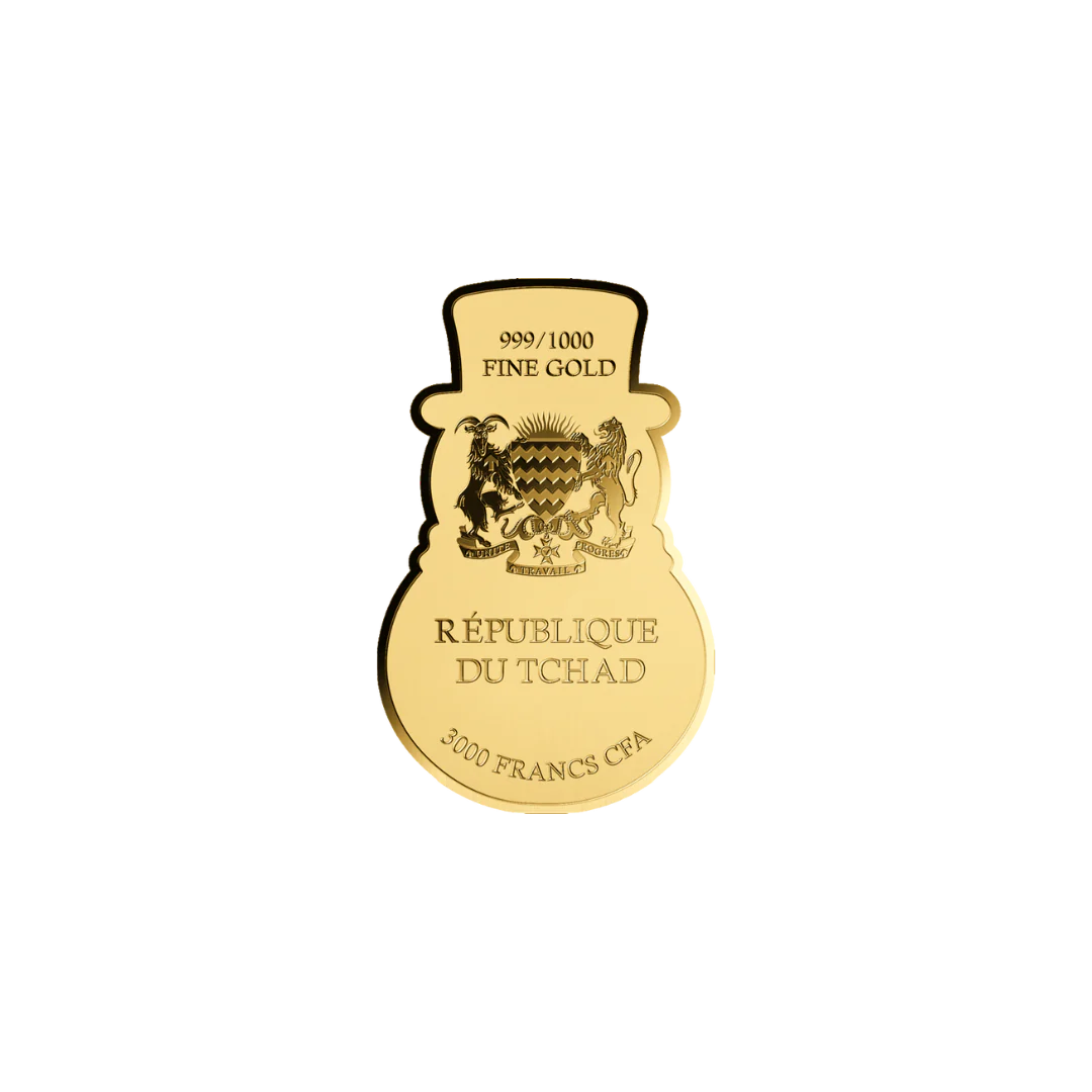 Let It Snow Coin Card - Gold Gift - Image 4
