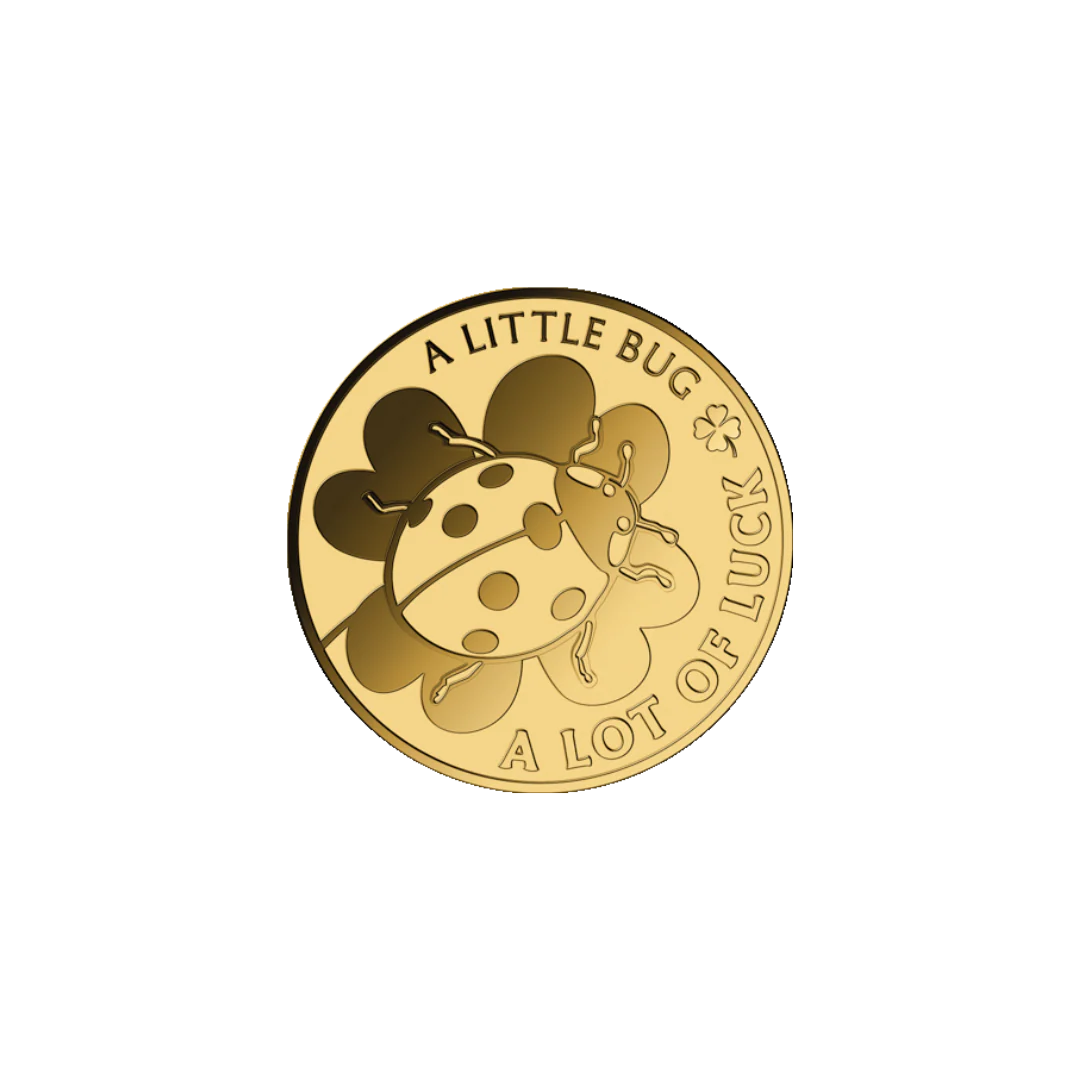Little Bug Coin Card - Gold Gift - Image 3