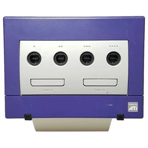 Nintendo GameCube Console Indigo With 3rd Party Controller Discounted Preowned