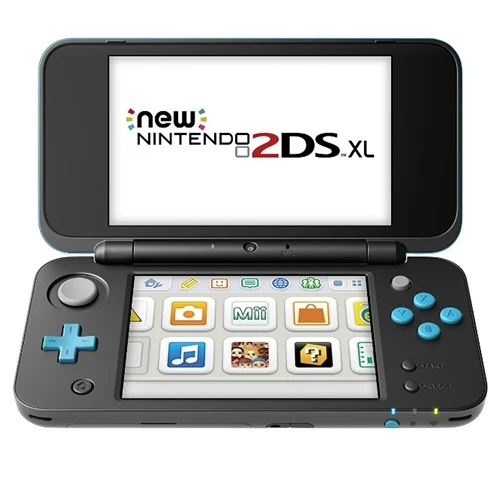 Nintendo New 2DS XL Console Black and Turquoise Unboxed Preowned