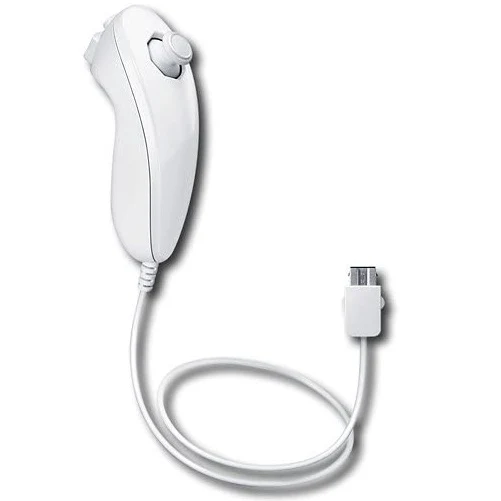 Nintendo Wii/Wii U Official Nunchuck White Preowned