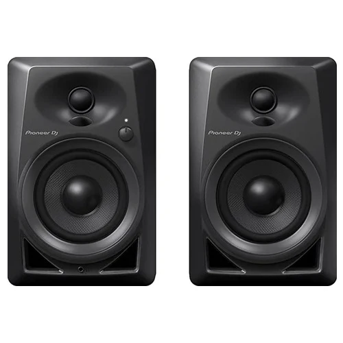 Pioneer DJ DM-40 4" Active Wired Desktop Monitor Pair Black Grade B Preowned Collection Only