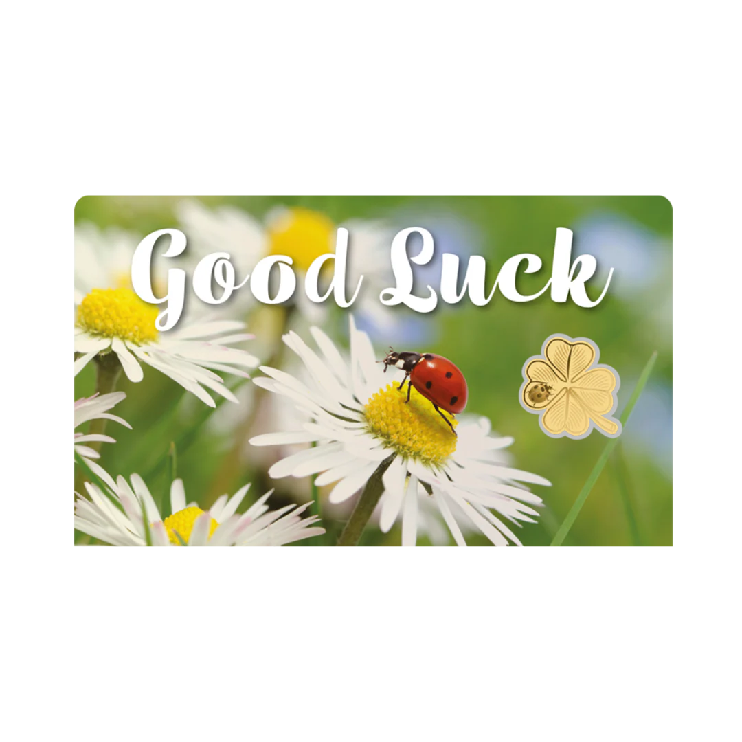 Good Luck Coin Card 999/1000 1/1000oz - Gold Gift - Image 3