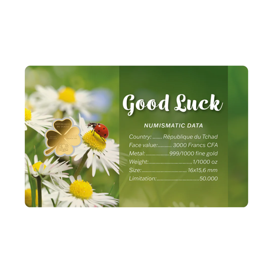 Good Luck Coin Card 999/1000 1/1000oz - Gold Gift - Image 4