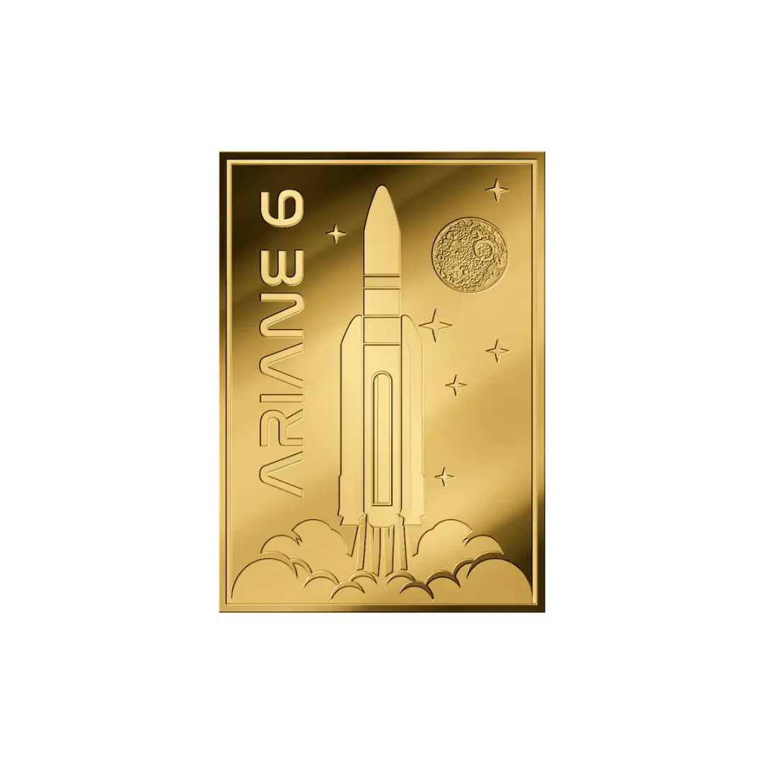 Space Ariane 6 Gold Card - Gold Gift - Image 3