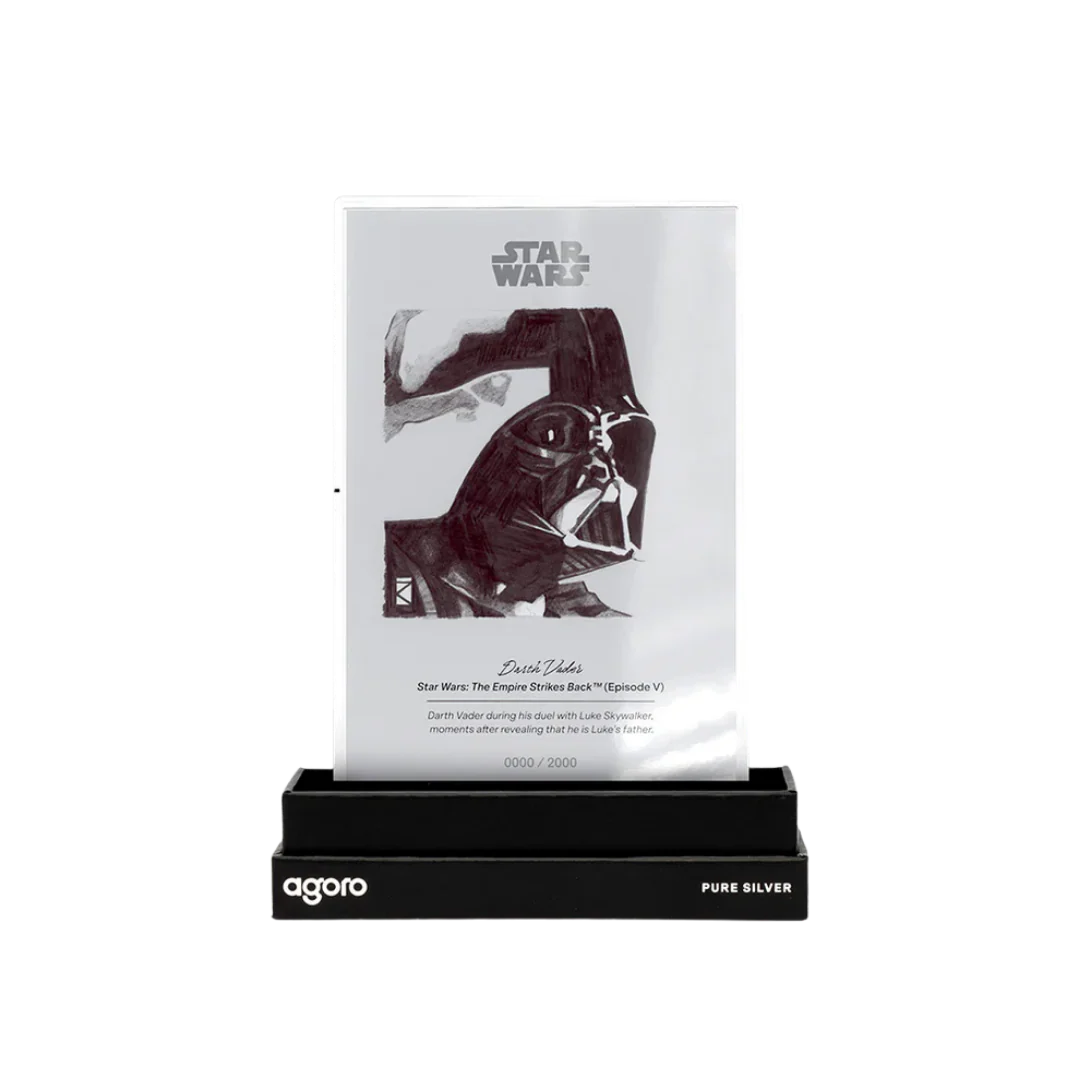Star Wars™ Sketch Art - Darth Vader™ 5 g Silver Collectible Foil - Image 5