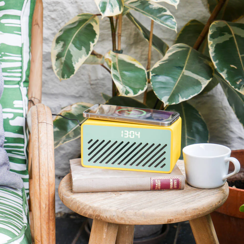 Steepletone Rise MIX Wireless Charger Bluetooth Speaker & Alarm Clock - Image 3