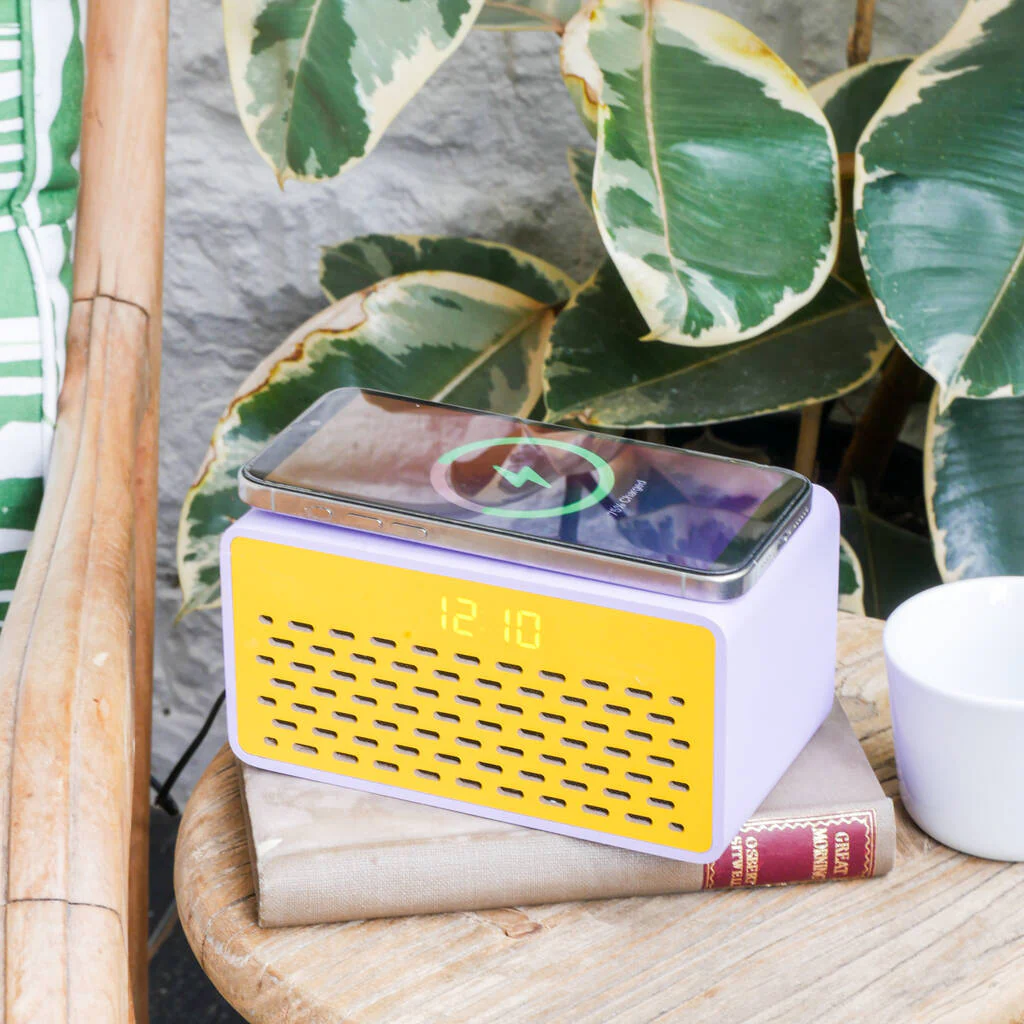 Steepletone Rise MIX Wireless Charger Bluetooth Speaker & Alarm Clock - Image 4