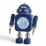 Steepletone Robot Time Kids Bedside Battery Alarm Clock - Image 4
