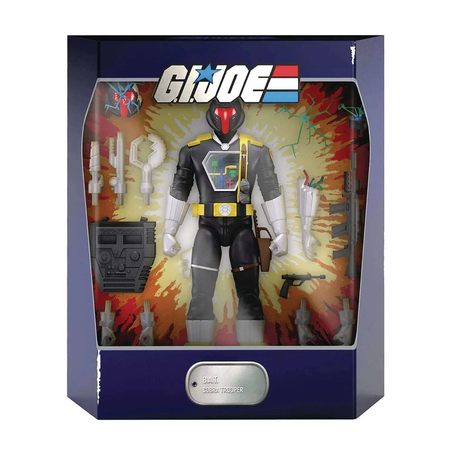 Super 7 - G.I Joe Ultimates B.A.T Action Figure (14+) Sealed Preowned