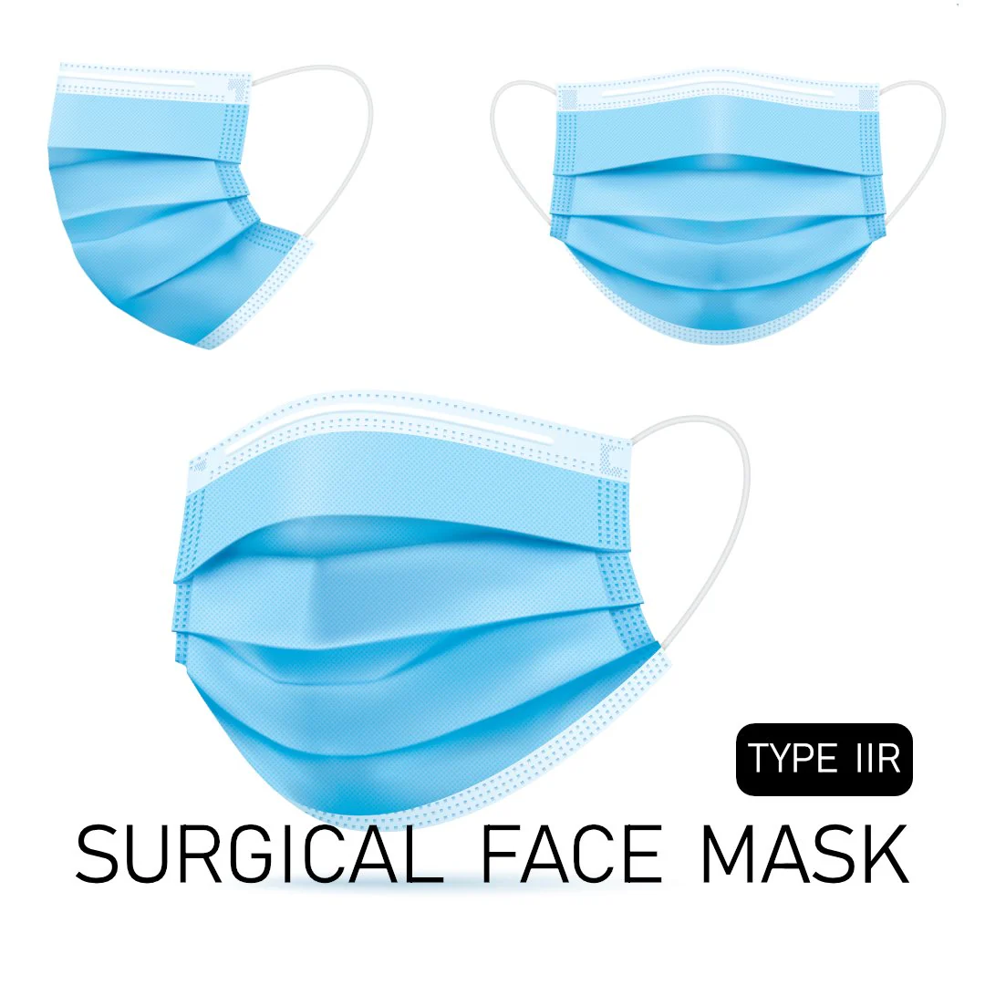 Surgical (Type IIR) Face Masks (non-sterile) - Pack of 50 - Image 4