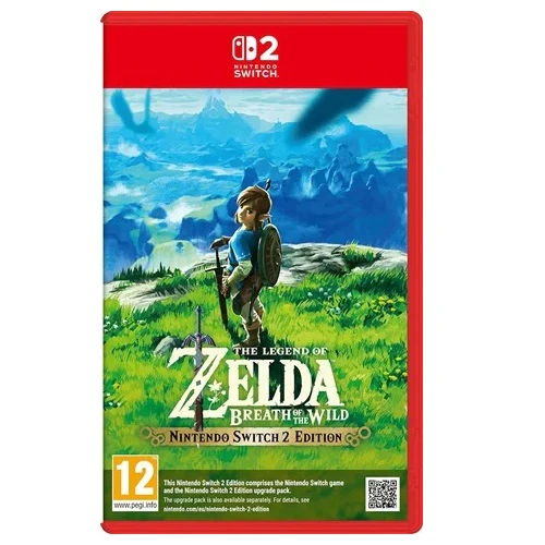 Switch 2 - The Legend Of Zelda Breath Of The Wild (12) Preowned
