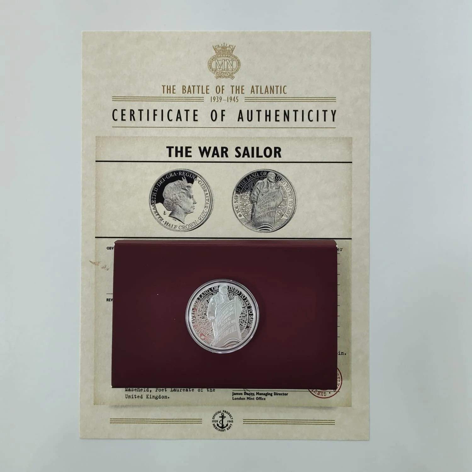 The Battle Of The Atlantic 4 Coin Silver Proof Set - Image 13