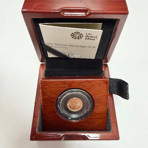 The Quarter Sovereign 2018 Gold Proof Coin 1.99g