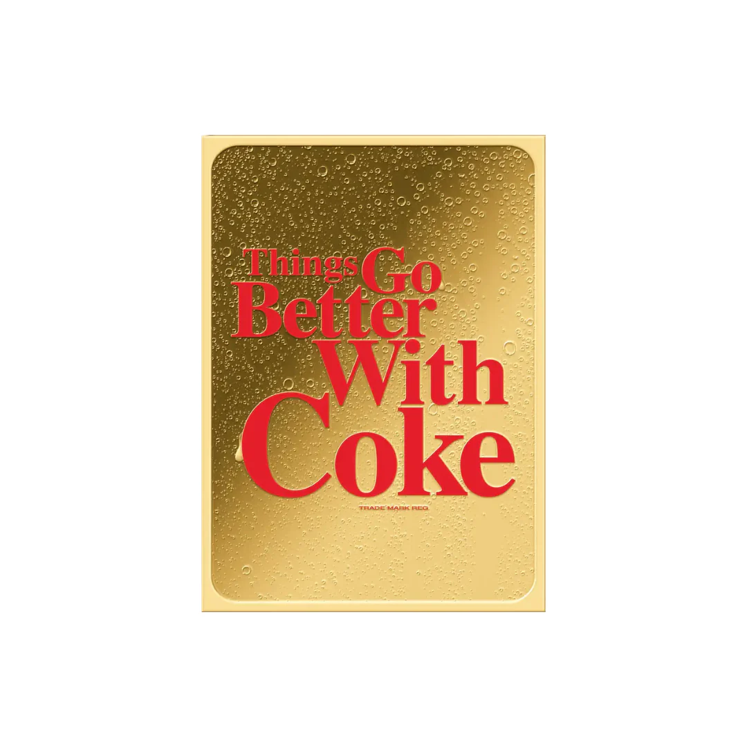 Vintage Coca-Cola "Better With Coke" in Gift Box - Gold Gift